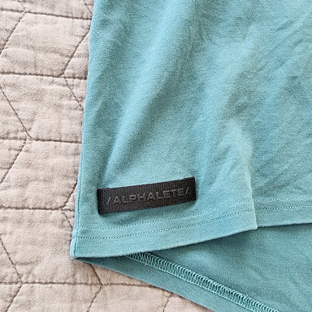 Alphalete LUX SS Tee - M - Teal